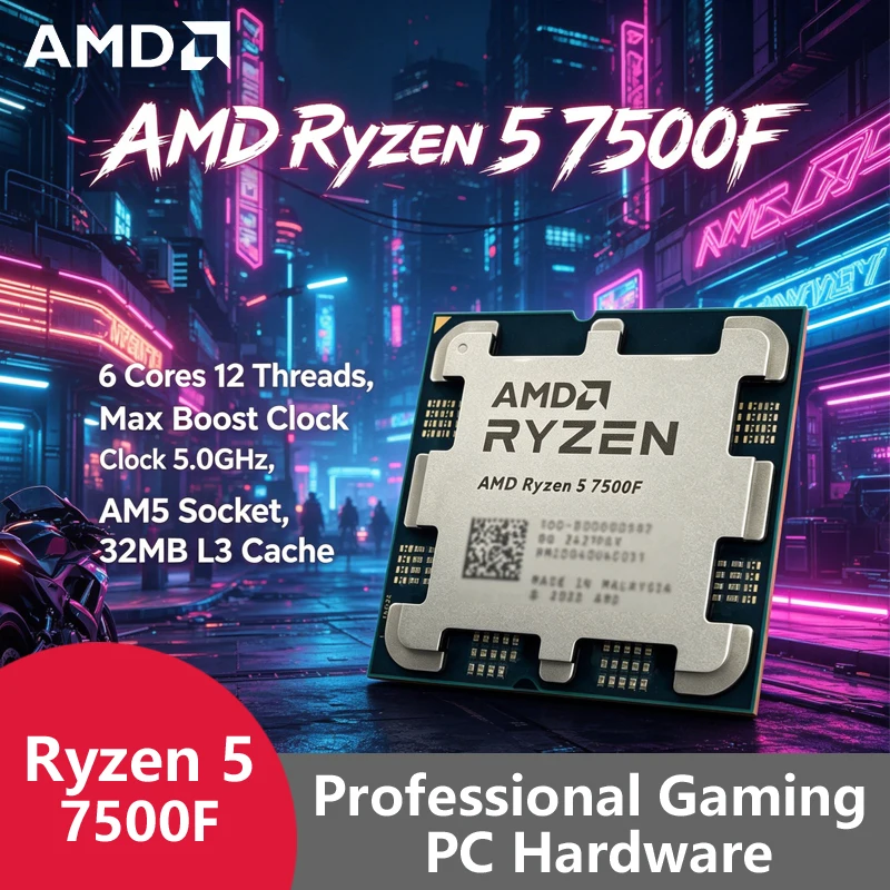 Pc Gaming Ryzen 5 - AMD Ryzen 5 7500F AM5 5nm