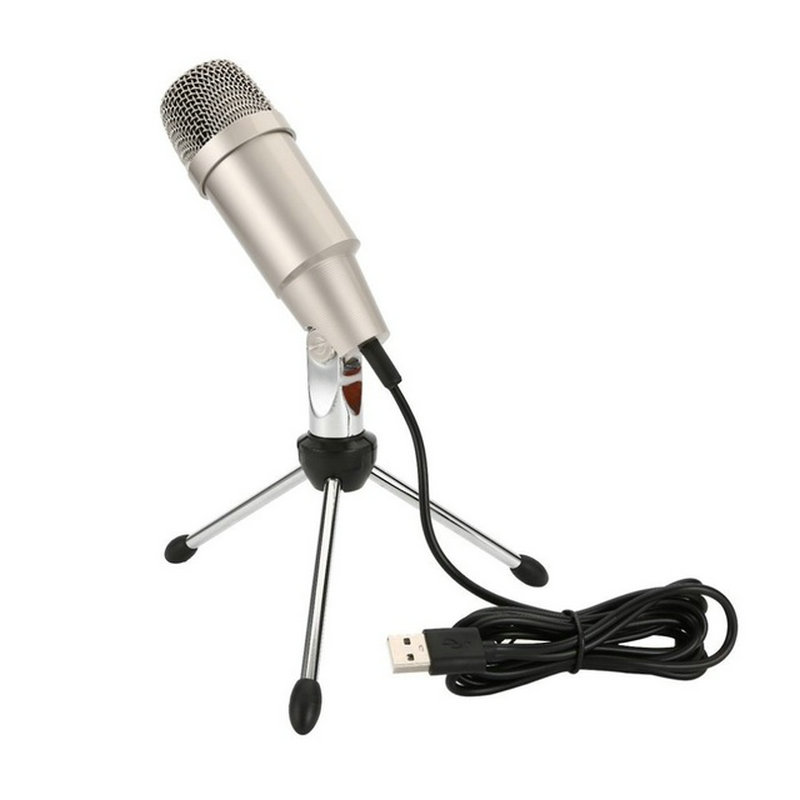Pc Gaming Youtuber - Professional USB Condenser Microphone Metal Wired