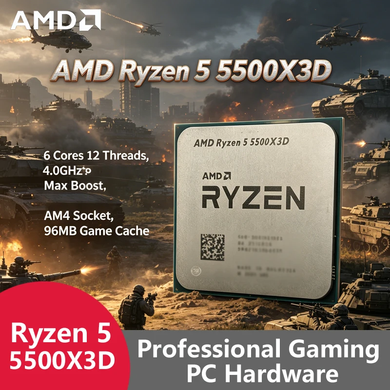 Pc Gaming Ryzen 5 - AMD Ryzen 5 5500X3D AM4 7nm