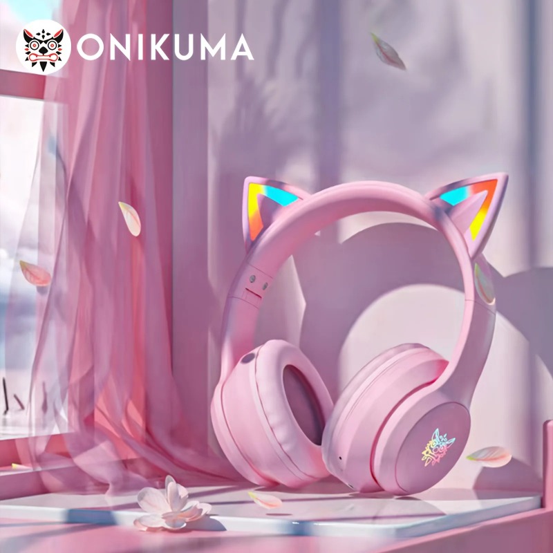 Onikuma B90 Pink Cat Ear Gamin - Pc Gaming Apple 评论和价格