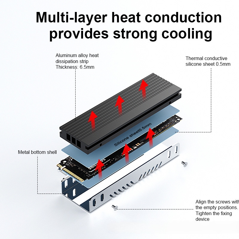M.2 SSD Heatsink M2 2280 Solid - M.2 Ssd Heatsink 评论和价格