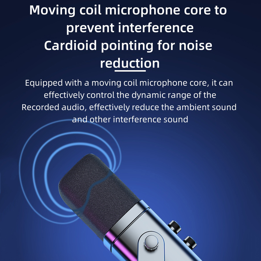 XLR/USB Dynamic Microphone for - Pc Gaming Youtuber 评论和价格