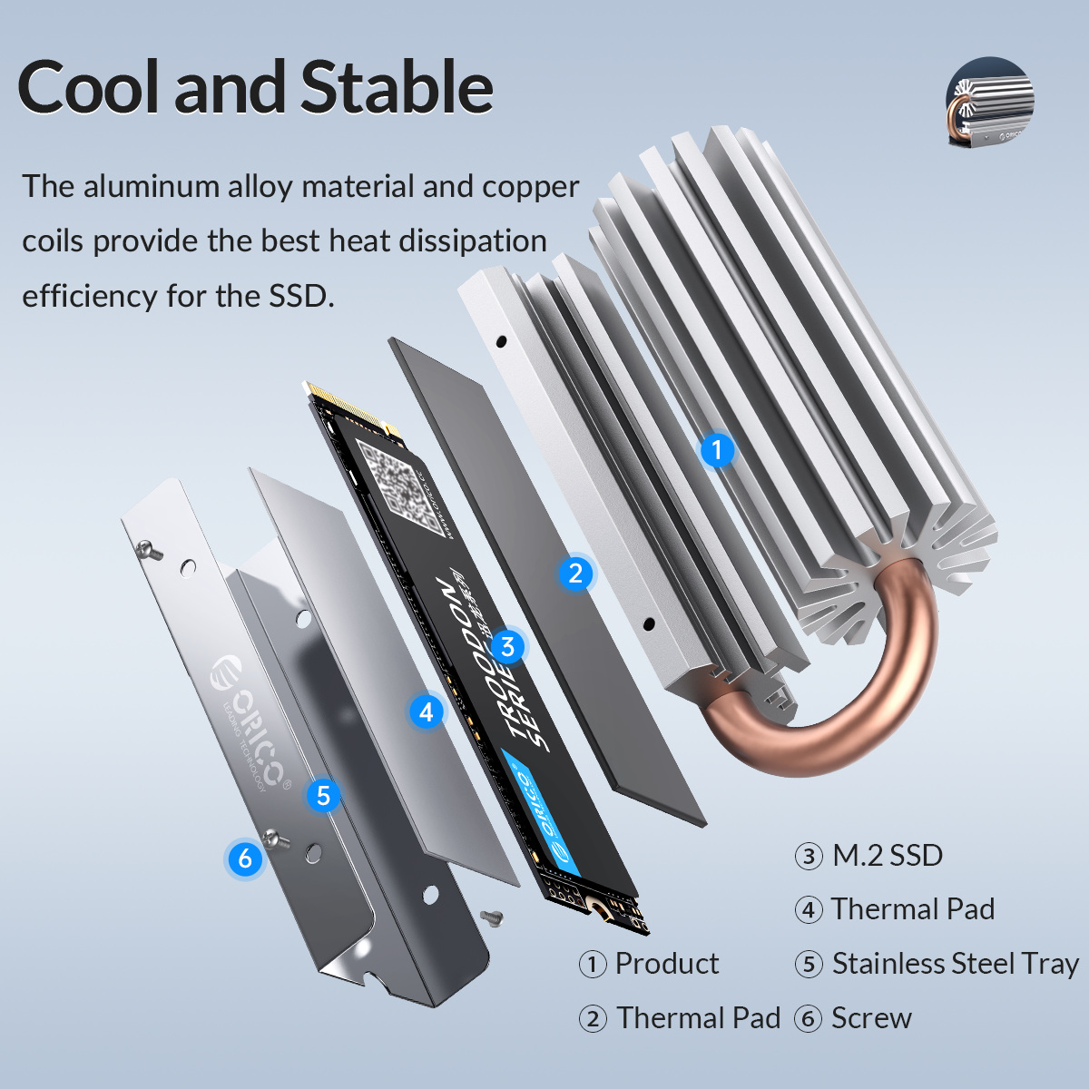 ORICO Aluminum Heatsink Cooler - M.2 Ssd Heatsink 评论和价格