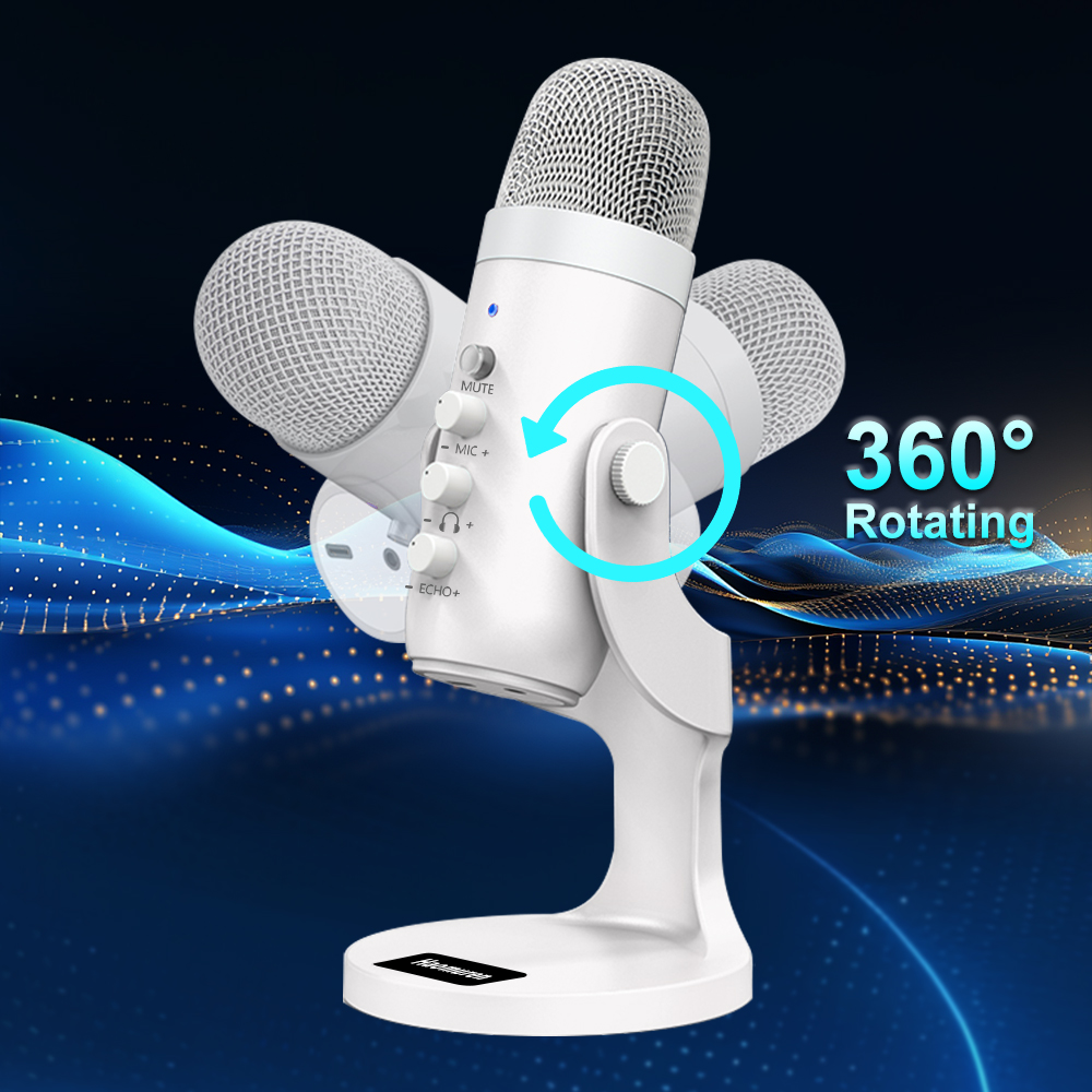 Professional White USB Condens - Pc Gaming Youtuber 评论和价格