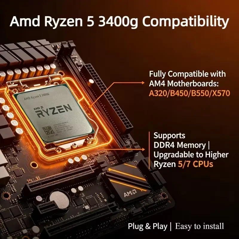 AMD Ryzen 5 3400G R5 3400G CPU - Pc Gaming Ryzen 5 评论和价格