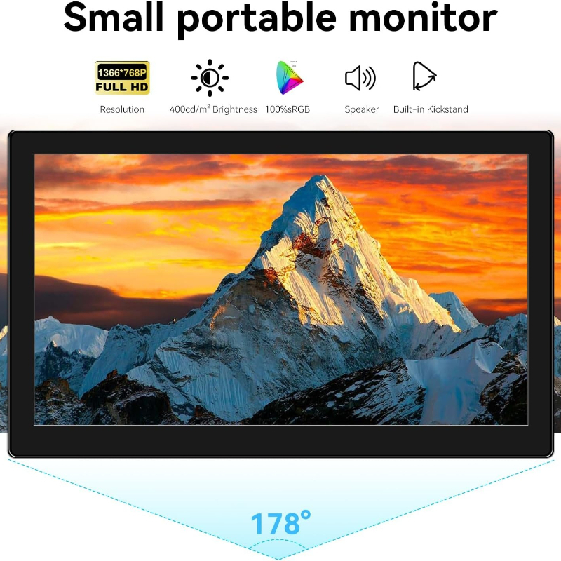 Small Touchscreen Monitor 10.1 - Pc Gaming Optimization 评论和价格