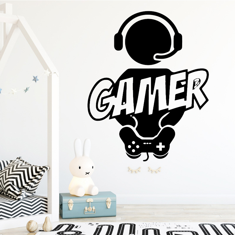 Carved Gamer Wall Sticker Viny - Pc Gaming Wallpaper 评论和价格