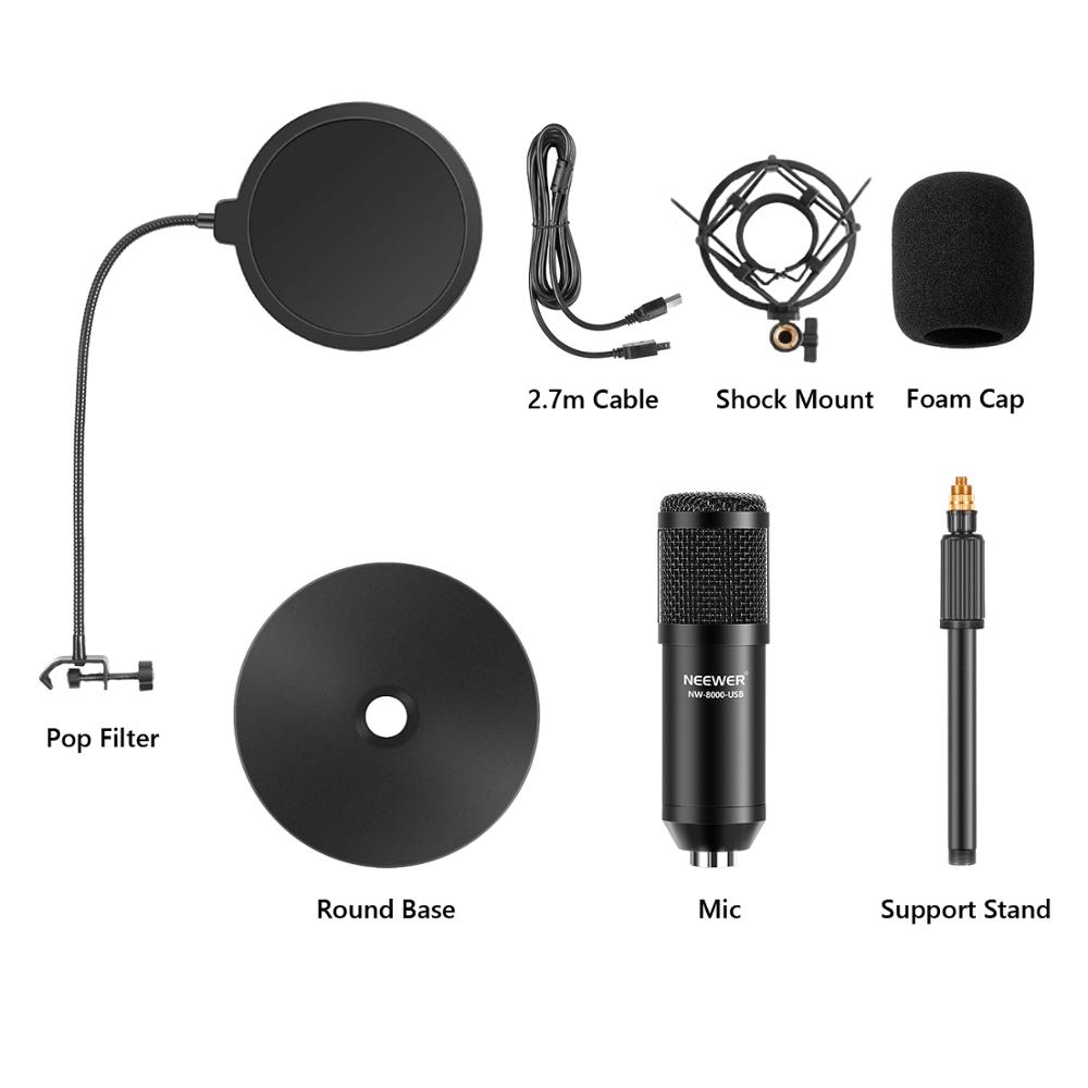 Neewer USB Microphone Kit-Plug - Pc Gaming Youtuber 评论和价格