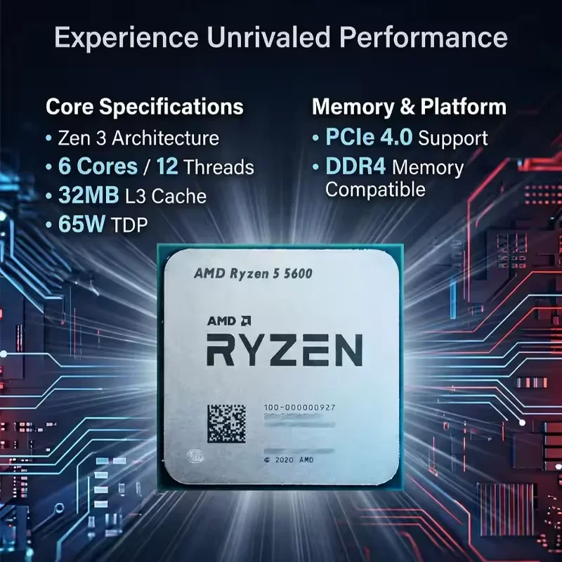 AMD Ryzen 5 5600 Processor AMD - Pc Gaming Ryzen 5 评论和价格