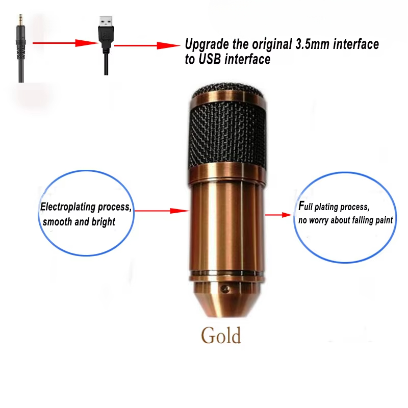 USB Condenser Microphone bm-80 - Pc Gaming Youtuber 评论和价格