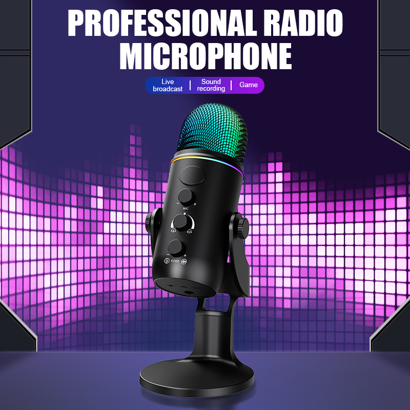 RGB USB Gaming Mic, Plug & Pla - Pc Gaming Youtuber 评论和价格