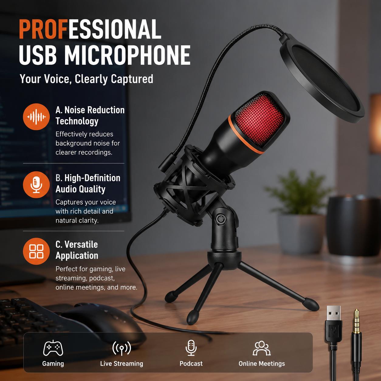 Professional Gaming USB Cardio - Pc Gaming Youtuber 评论和价格