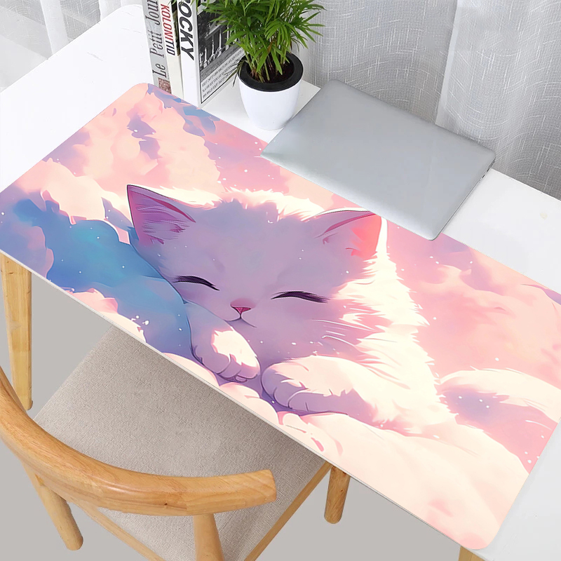 Mouse Pad Laptop Kawaii Anime  - Pc Gaming Cloud Free 评论和价格